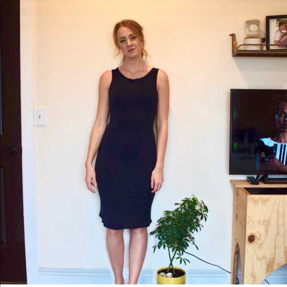 Navy Blue Bodycon Dress